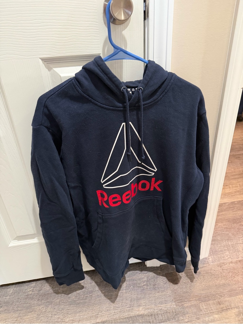 Reebok Navy Hoodie Sweatshirt
